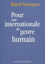 Tapa de Pour une internationale du genre humain