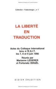 Tapa de La Liberté en traduction