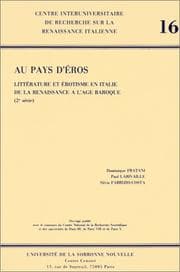 Tapa de Au pays d'Éros