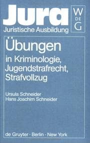 Tapa de Übungen in Kriminologie, Jugendstrafrecht, Strafvollzug