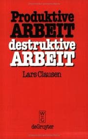 Tapa de Produktive Arbeit, destruktive Arbeit