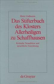 Tapa de Das Stifterbuch des Klosters Allerheiligen zu Schaffhausen