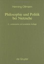 Tapa de Philosophie und Politik bei Nietzsche