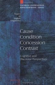 Tapa de Cause, condition, concession, contrast