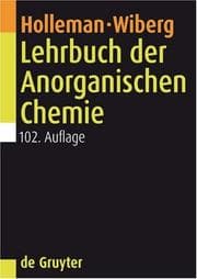 Tapa de Lehrbuch der anorganischen Chemie