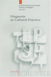 Tapa de Diagnosis as cultural practice