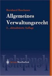 Tapa de Allgemeines Verwaltungsrecht
