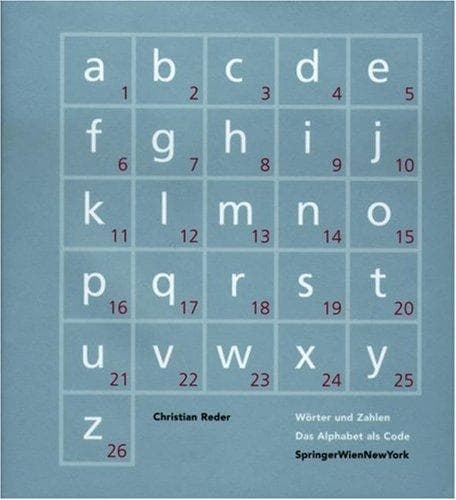 Tapa de Wörter und Zahlen. Das Alphabet als Code