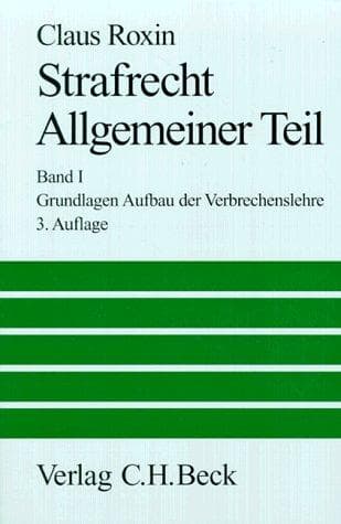 Tapa de Strafrecht, Allgemeiner Teil. Bd. 1