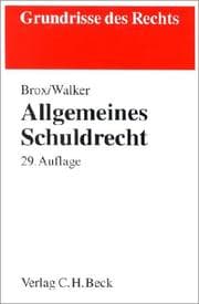 Tapa de Allgemeines Schuldrecht