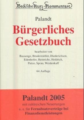 Tapa de Bürgerliches Gesetzbuch