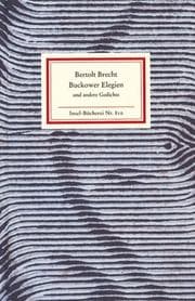 Tapa de Buckower Elegien und andere Gedichte