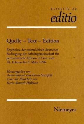 Tapa de Quelle, Text, Edition