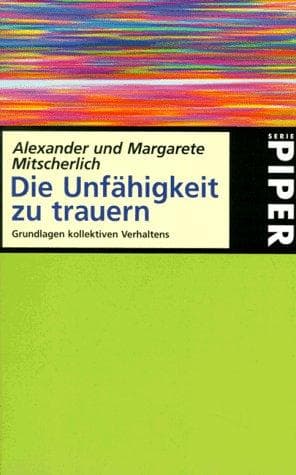 Tapa de Die Unfähigkeit zu trauern