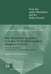 Tapa de Das Münchner Gedicht von den fünfzehn Zeichen vor dem Jüngsten Gericht