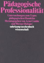 Tapa de Padagogische Professionalitat: Untersuchungen zum Typus padagogischen Handelns (Suhrkamp Taschenbuch Wissenschaft) (German Edition)