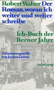 Tapa de Der Roman, woran ich weiter und weiter schreibe