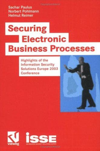 Tapa de Securing electronic business processes