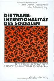 Tapa de Die Transintentionalität des Sozialen