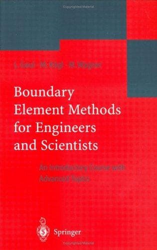 Tapa de Boundary element methods for engineers and scientists