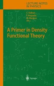 Tapa de A primer in density functional theory