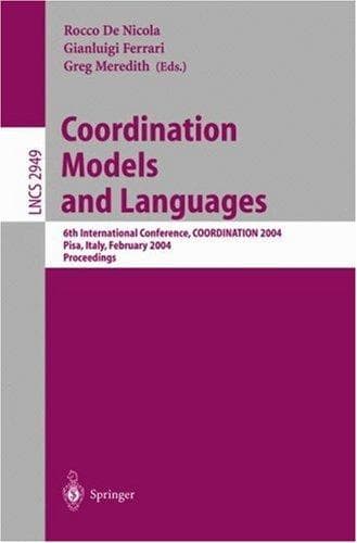 Tapa de Coordination models and languages
