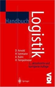 Tapa de Handbuch Logistik (vdi-buch) (german Edition)
