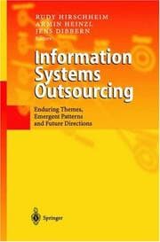 Tapa de Information systems outsourcing