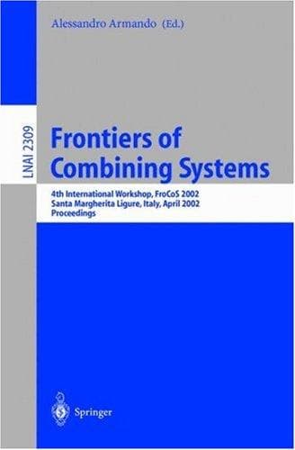 Tapa de Frontiers of Combining Systems