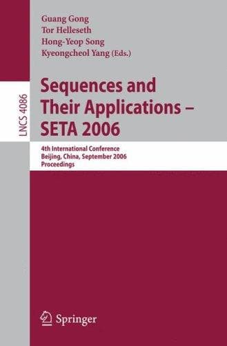 Tapa de Sequences and their applications--SETA 2006