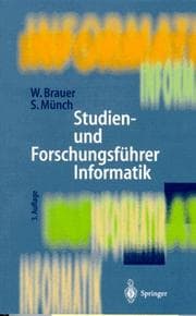 Tapa de Studien- und Forschungsführer Informatik