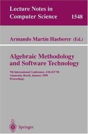 Tapa de Algebraic methodology and software technology