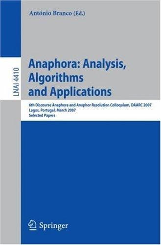 Tapa de Anaphora: Analysis, Algorithms and Applications