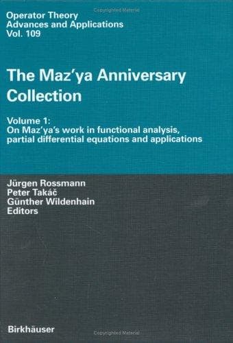 Tapa de On Mazʹya's work in functional analysis, partial differential equations, and applications