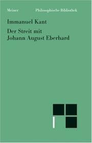 Tapa de Der Streit mit Johann August Eberhard