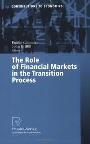 Tapa de The role of financial markets in the transition process