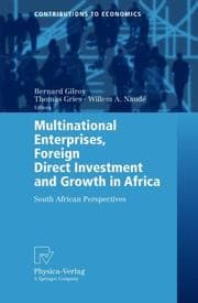 Tapa de Multinational enterprises, foreign direct investment and growth in Africa