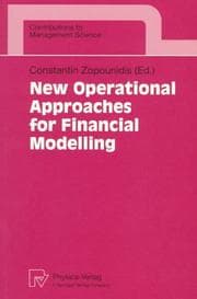 Tapa de New operational approaches for financial modelling