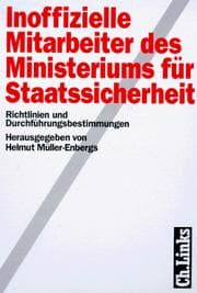Tapa de Inoffizielle Mitarbeiter des Ministeriums für Staatssicherheit