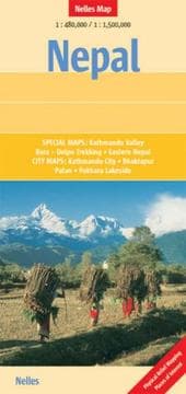 Tapa de Nepal Nelles Map