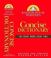 Tapa de Random House Webster's Concise Dictionary