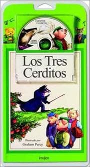Tapa de Los Tres Cerditos / The Three Little Pigs - Libro y CD