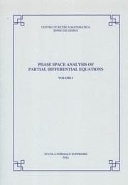 Tapa de Phase Space Analysis of Partial Differential Equations