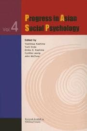 Tapa de Progress in Asian Social Psychology