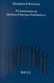 Tapa de A commentary on Quintus of Smyrna Posthomerica V
