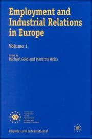Tapa de Employment and industrial relations in Europe