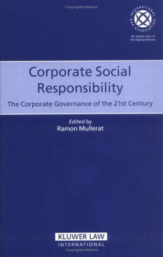 Tapa de Corporate social responsibility