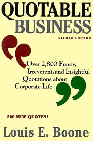 Tapa de Quotable business
