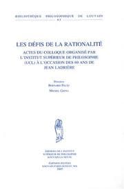 Tapa de Les défis de la rationalité