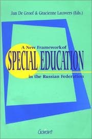 Tapa de A new framework of special education in the Russian Federation